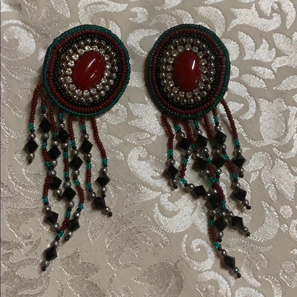 Vintage Mary B Solana Beach clip on earrings